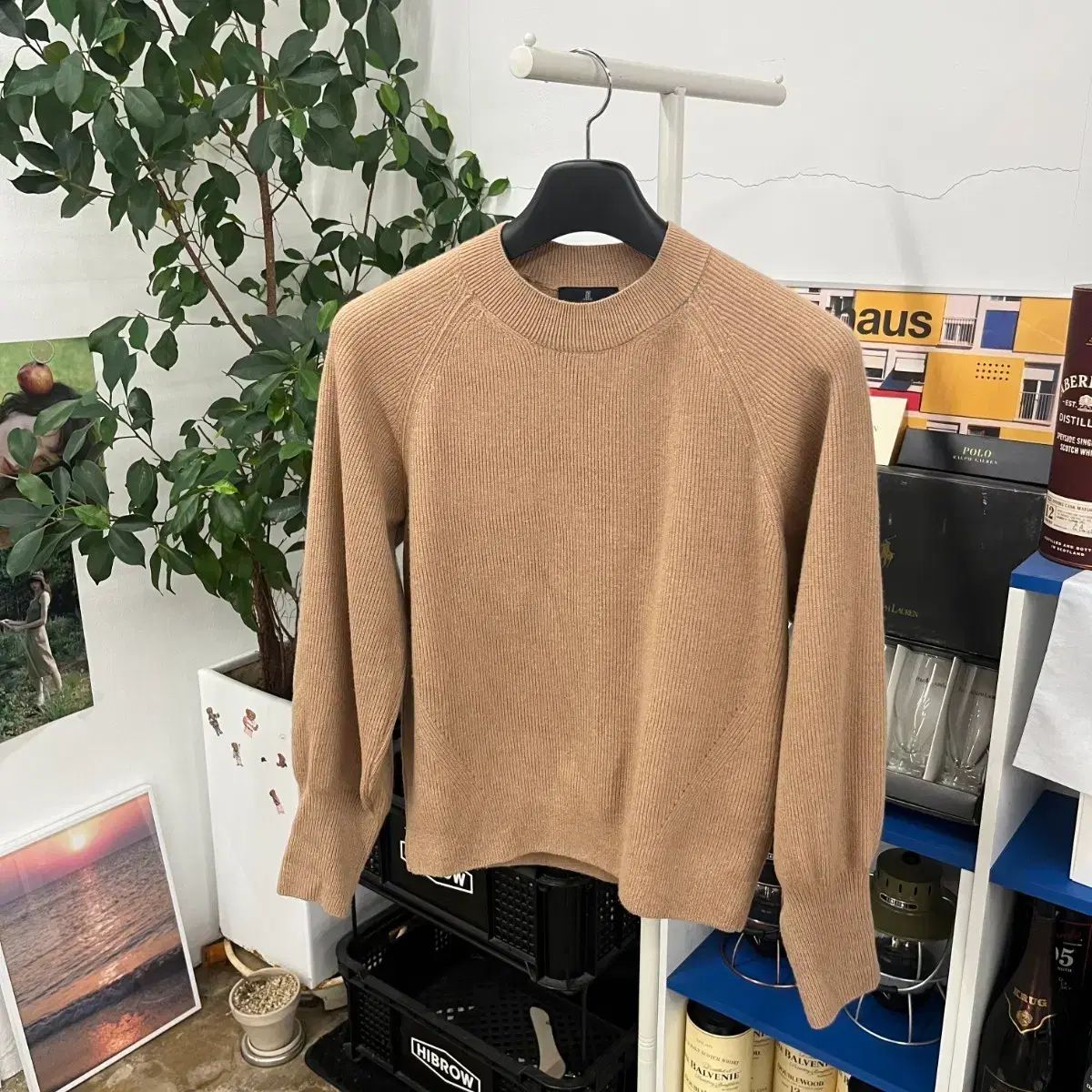 ランバンコレクション ウール カシミア ニット 90