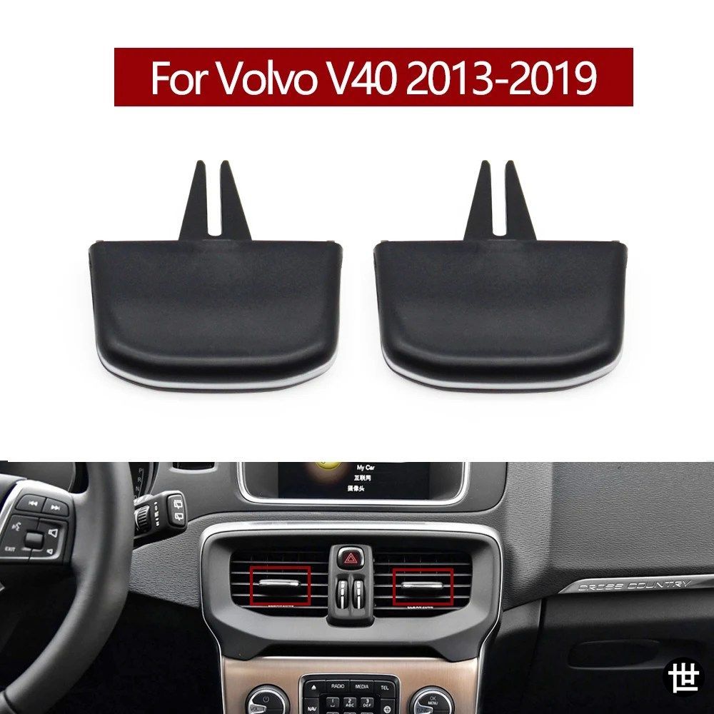 ボルボV402013～2019年モデル用フロントエアベントアウトレットタブクリップリペアスライダーエアコンベントパドル