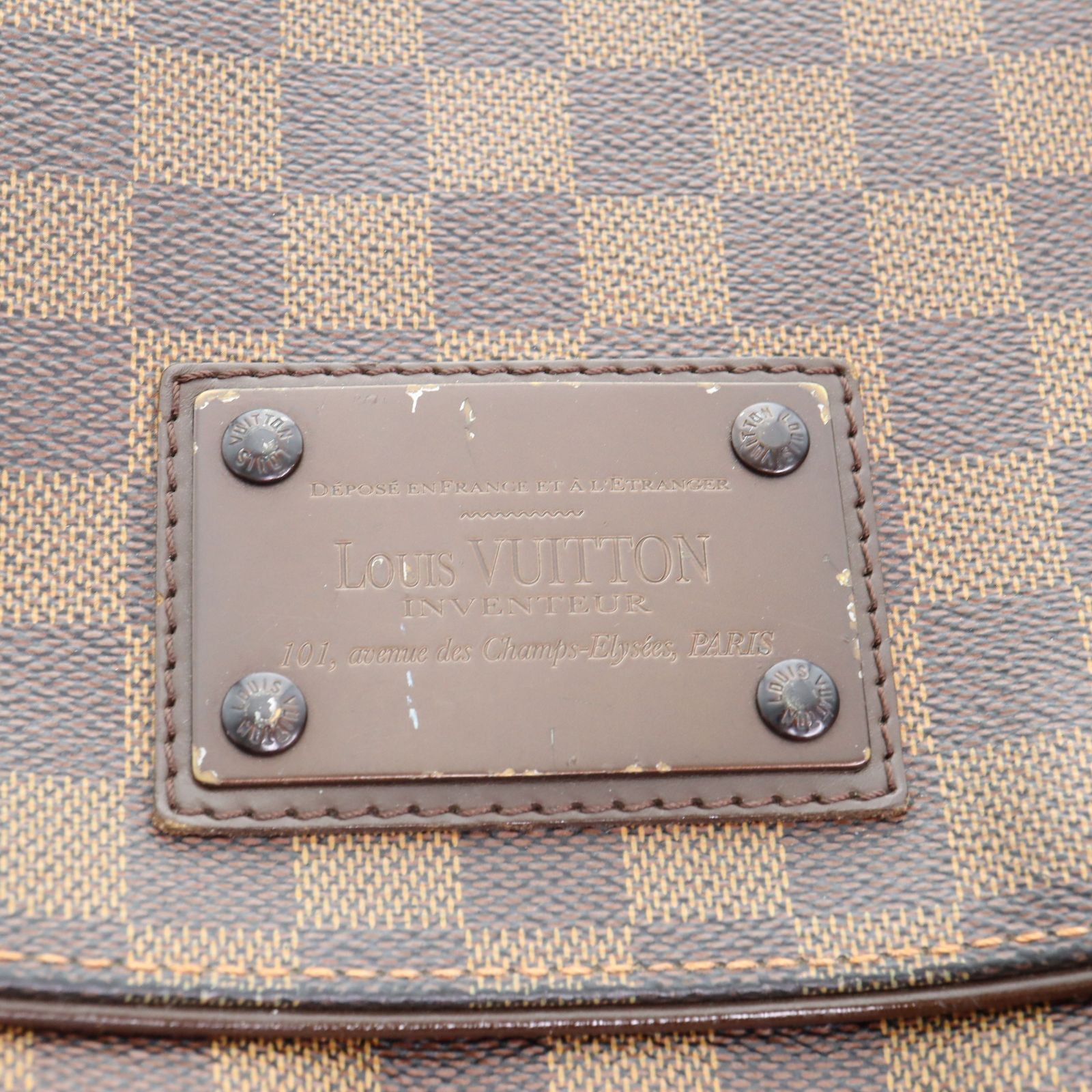 中古】LOUIS VUITTON ルイ・ヴィトン N51211 ブルックリンMM ダミエ