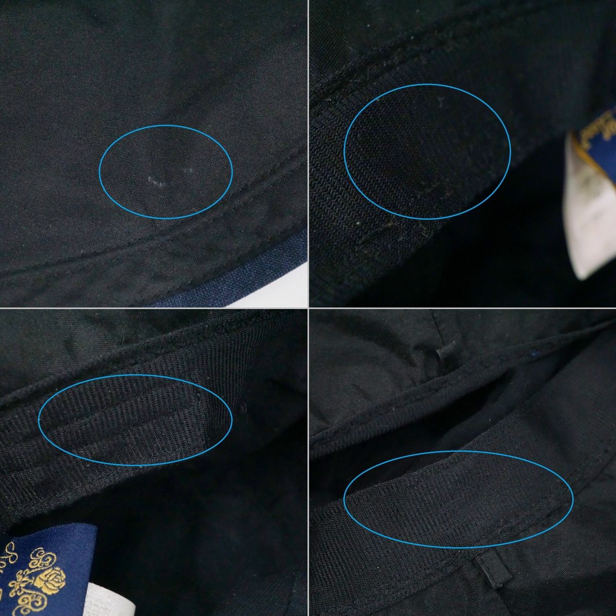 芦屋ロサブラン プレーンハット USED美品 完全遮光 つば裏遮光 遮熱 UV