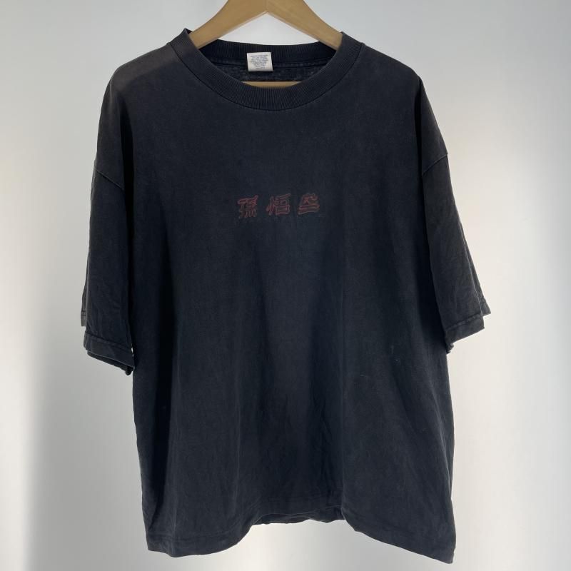 【中古】90s ドラゴンボールZ 孫悟空 Tシャツ サイズXL ブラック Alstyle apparelタグ 1998年コピーライト[19]