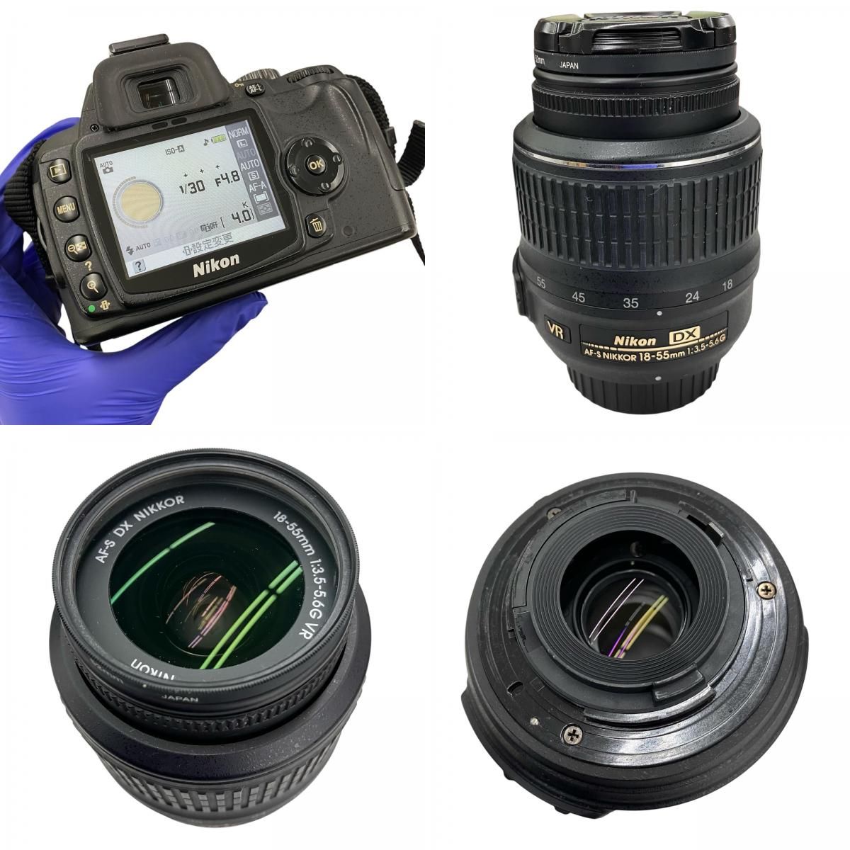 186000 動作確認済み Nikon ニコン デジタル一眼レフカメラ D60＋