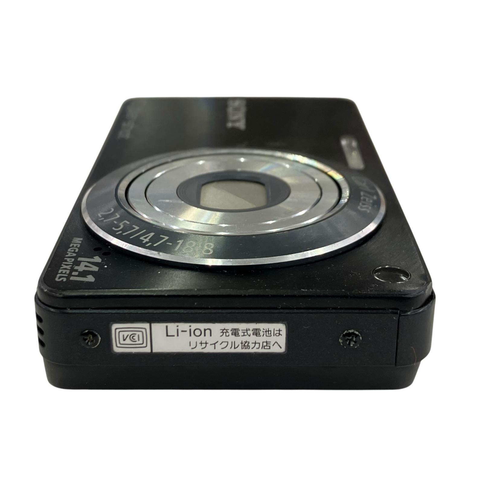 186000 sonny ソニー Cyber-shot DSC-W350 ブラック 本体 Carl Zeiss