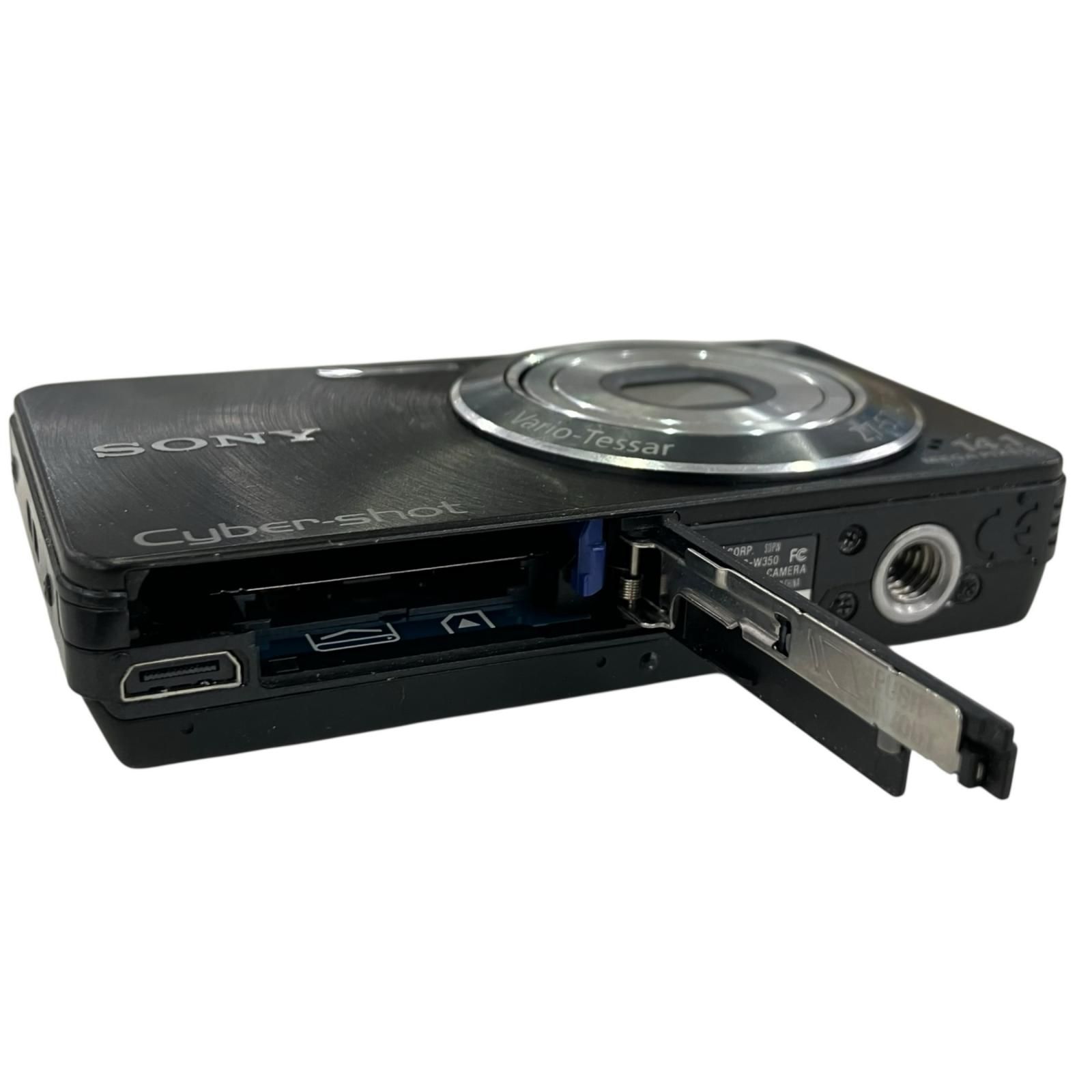 186000 sonny ソニー Cyber-shot DSC-W350 ブラック 本体 Carl Zeiss