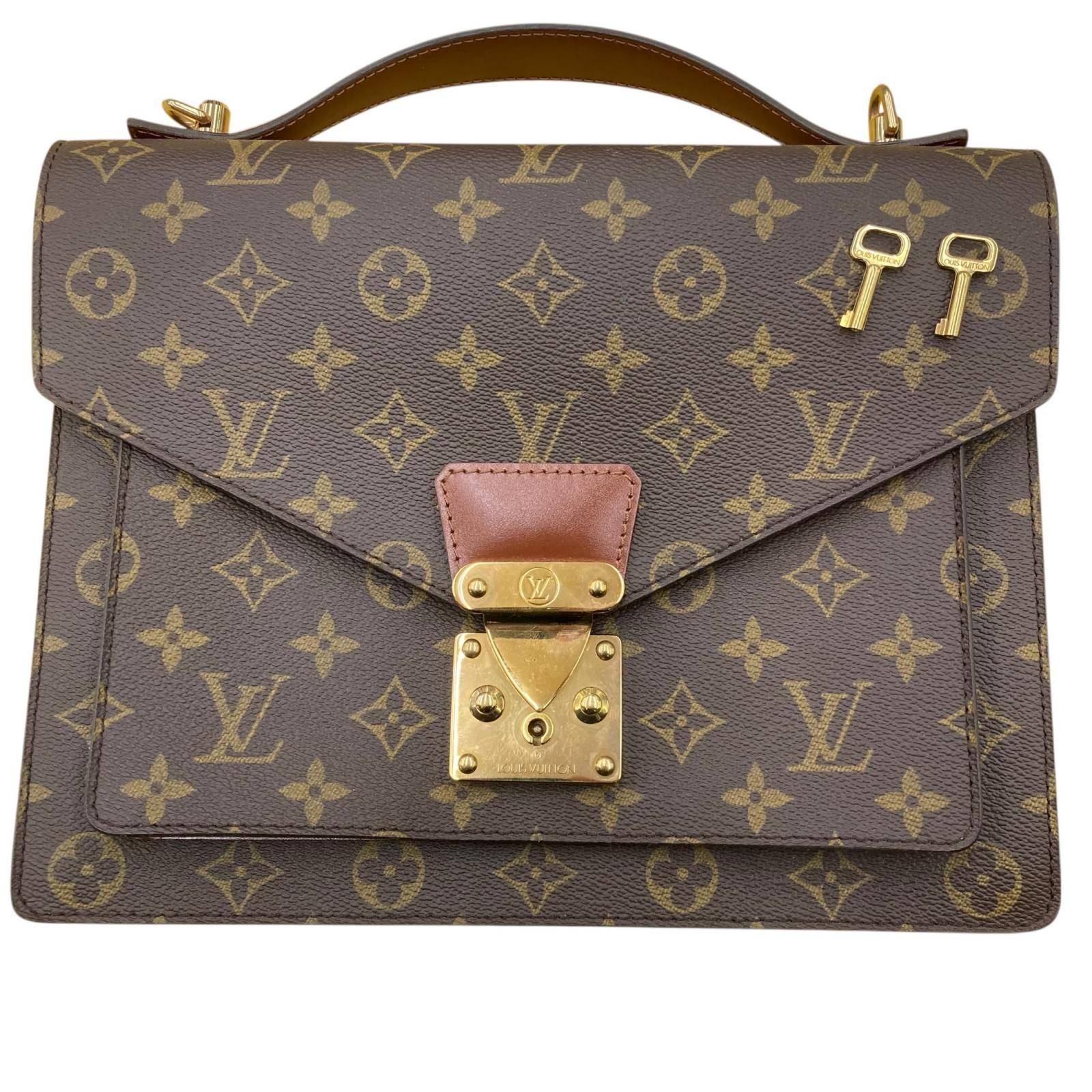186005 現状品 LOUIS VUITTON ルイ・ヴィトン モンソー28 M51185 ユニセックス