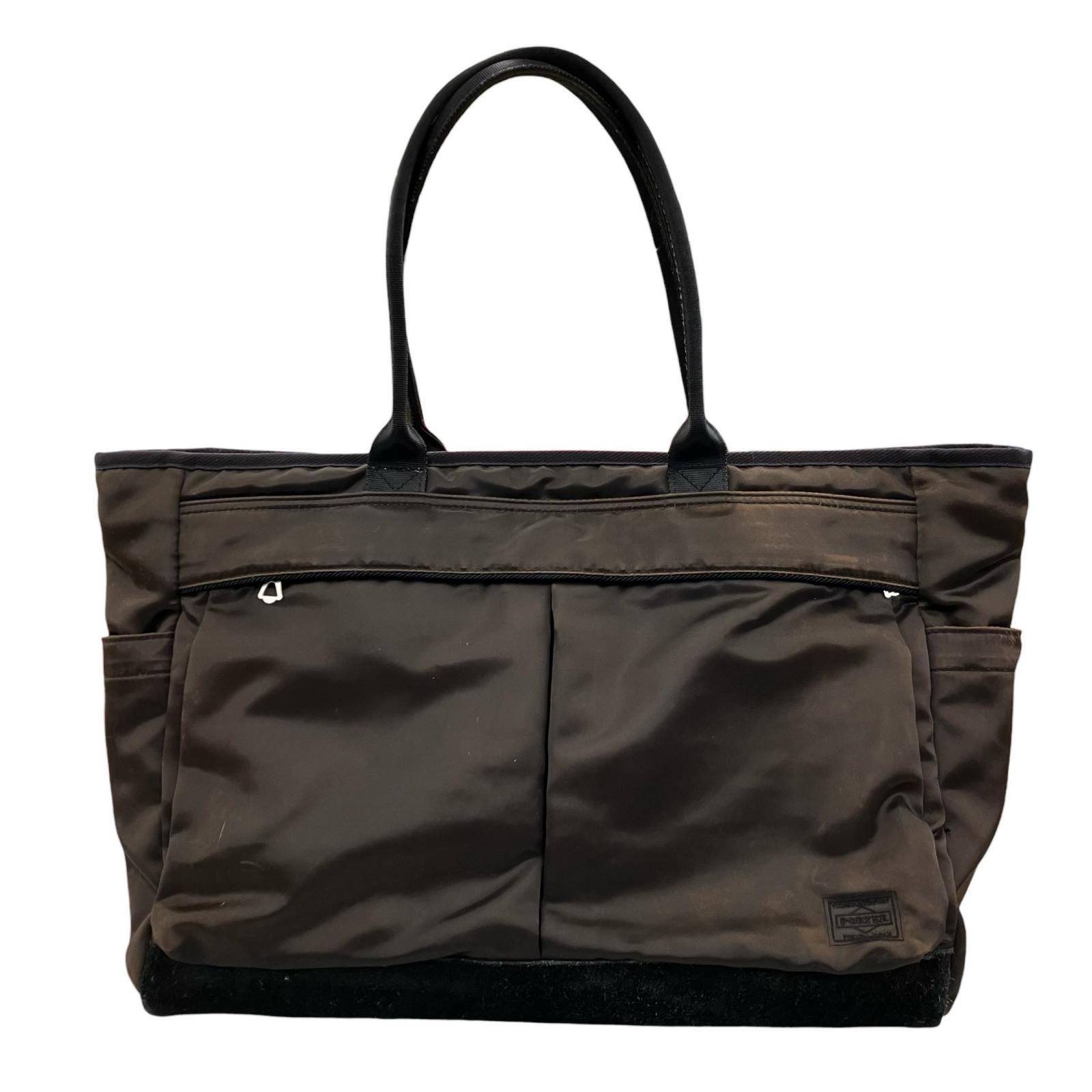 186005 現状品 PORTER ポーター トートバッグ ブラウン ナイロン 