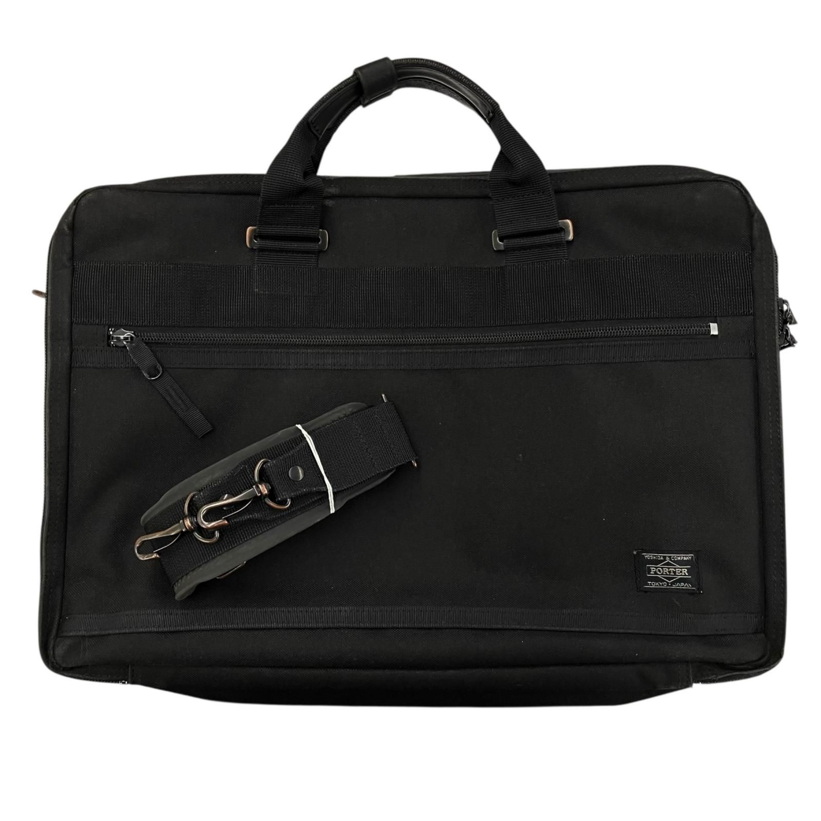 186005 現状品 PORTER ポーター ビジネスバッグ ブラック メンズ