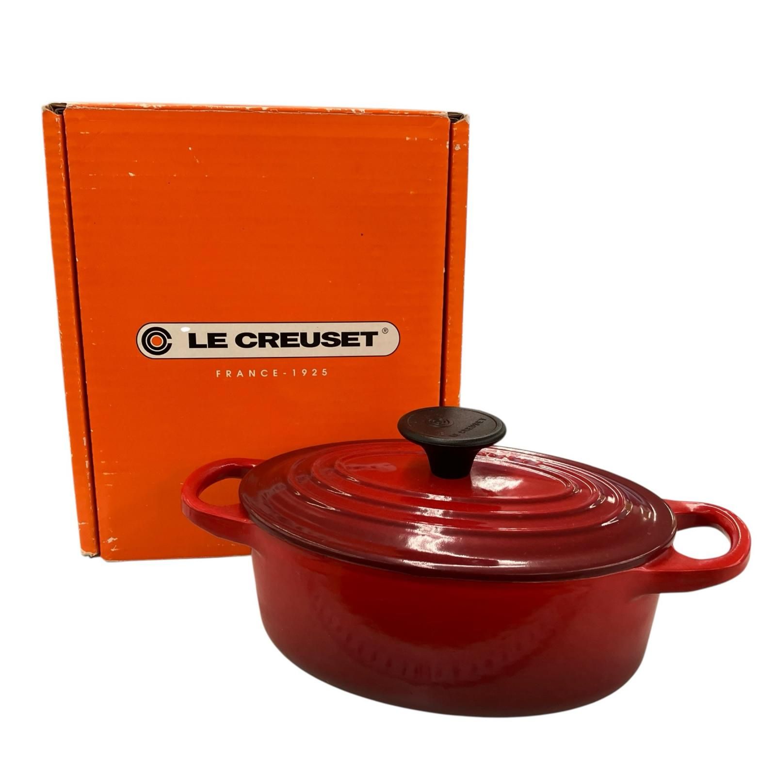 186000 現状品 LE CREUSET ル・クルーゼ 両手鍋 レッド ユニセックス
