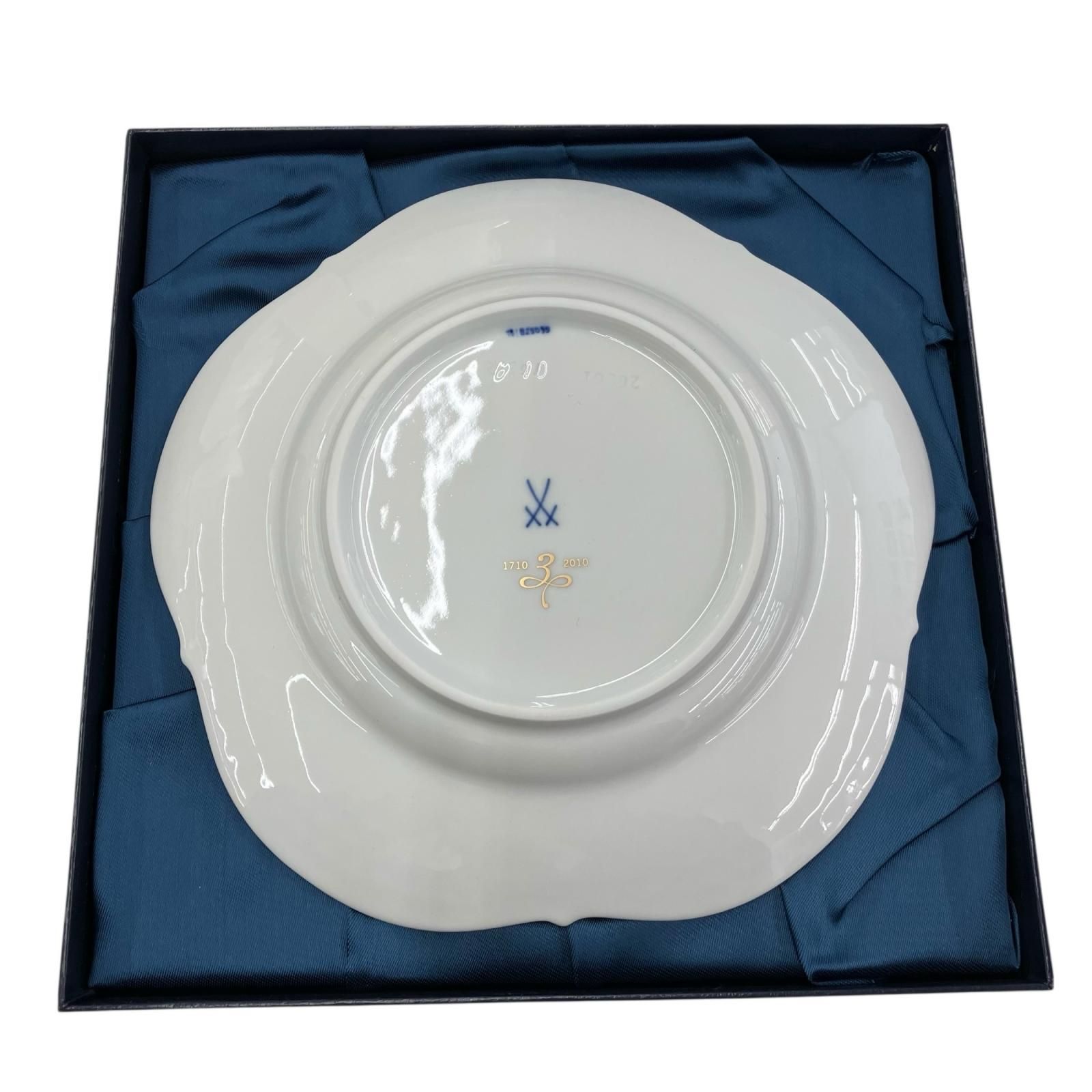 186005 現状品 Meissen マイセン プレート 300周年 ホワイト ホワイト