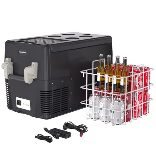 【新品】Litake(リテーク) 車載冷蔵庫 30L コンプレッサー式 ポータブル冷蔵庫 AC/DC -20?20° 急速冷凍 静音 3WAY電源対応 車載用冷凍庫 収納バスケット付き トラック 車中泊 キャンプ アウトドア 現場 S30S