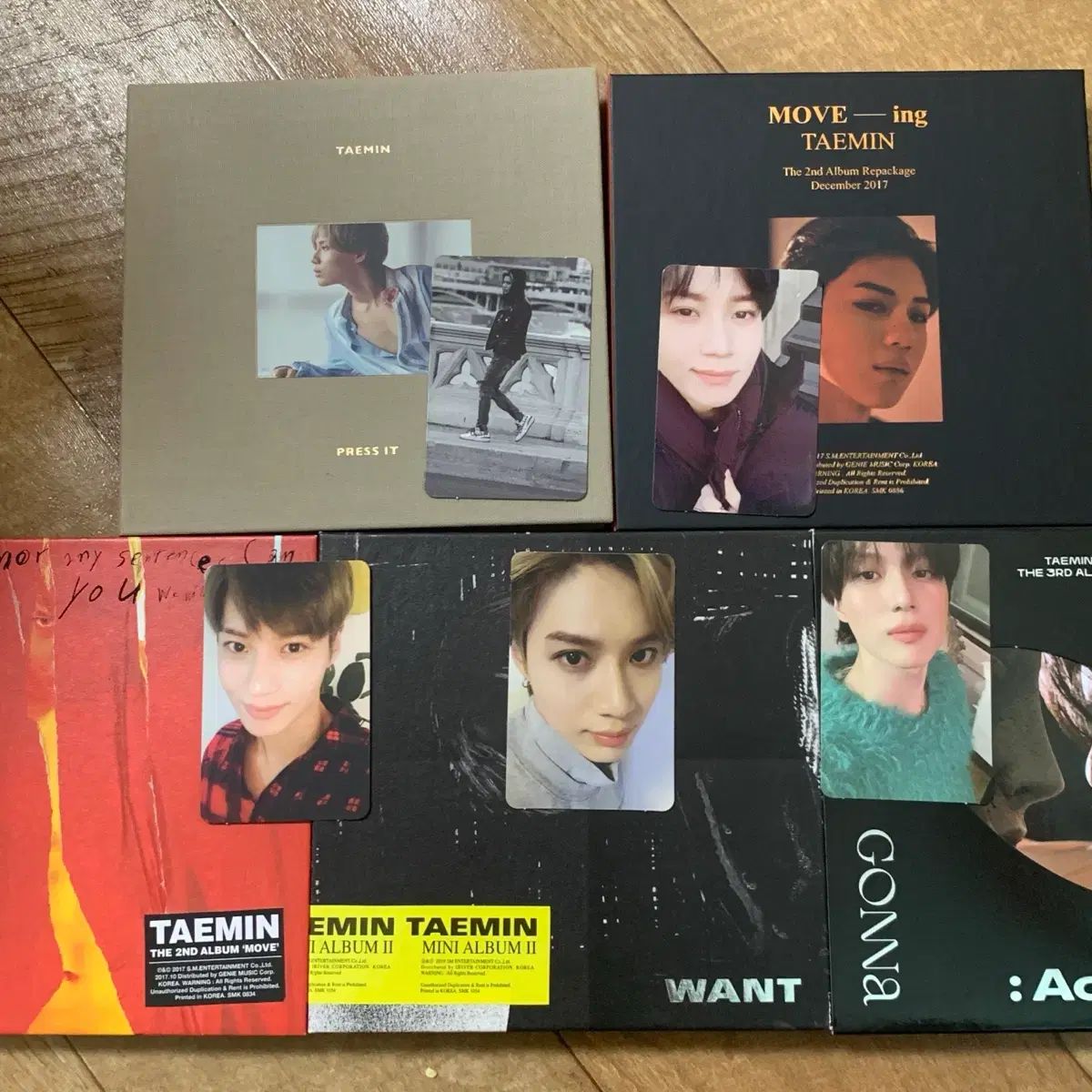 SHINee テミン　CD トレカ　セット 限定SALE，格安 SHINee テミン（TAEMIN） アルバム まとめ (トレカ