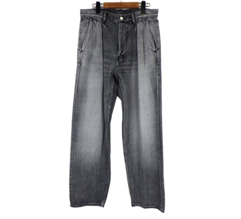 グラフペーパー Graphpaper 【 Selvage Denim Two Tuck Tapered Pants