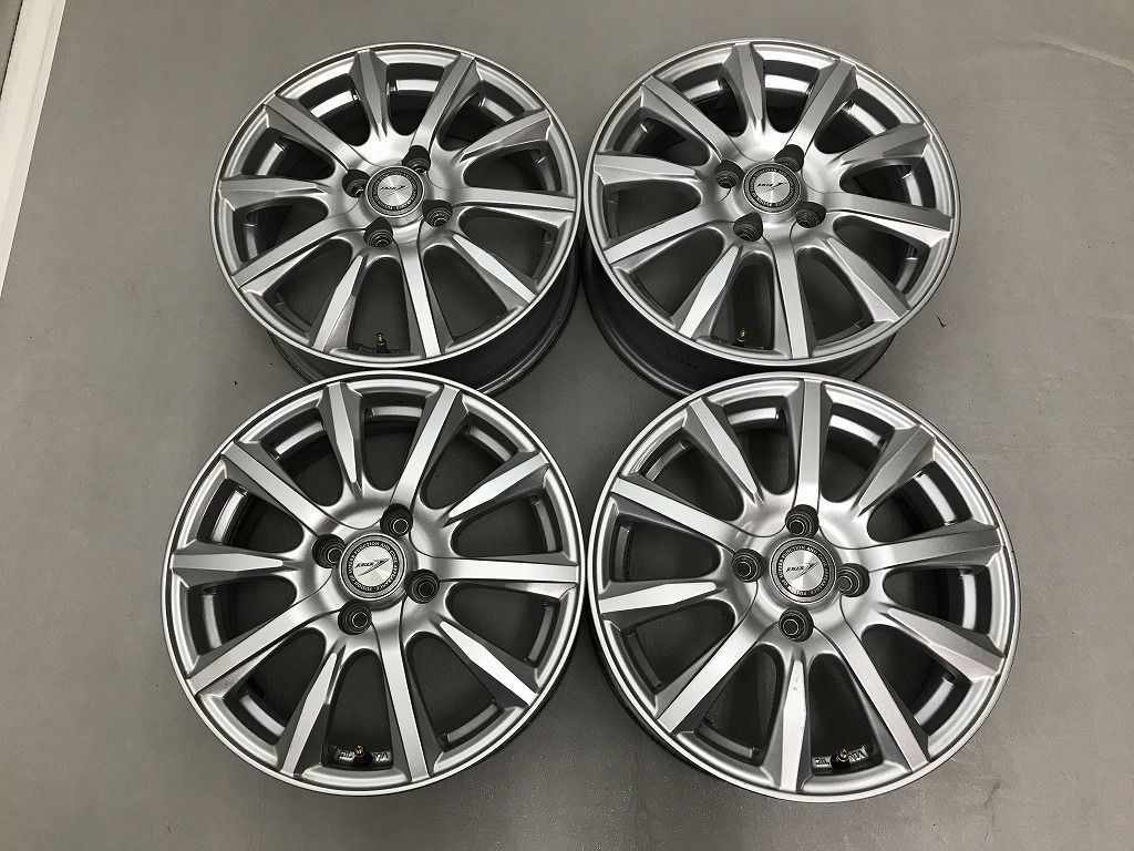 ◎傷少良品 15inc 5.5J +42 100/4H 即納 個人宅OK 4本 検) ヤリス