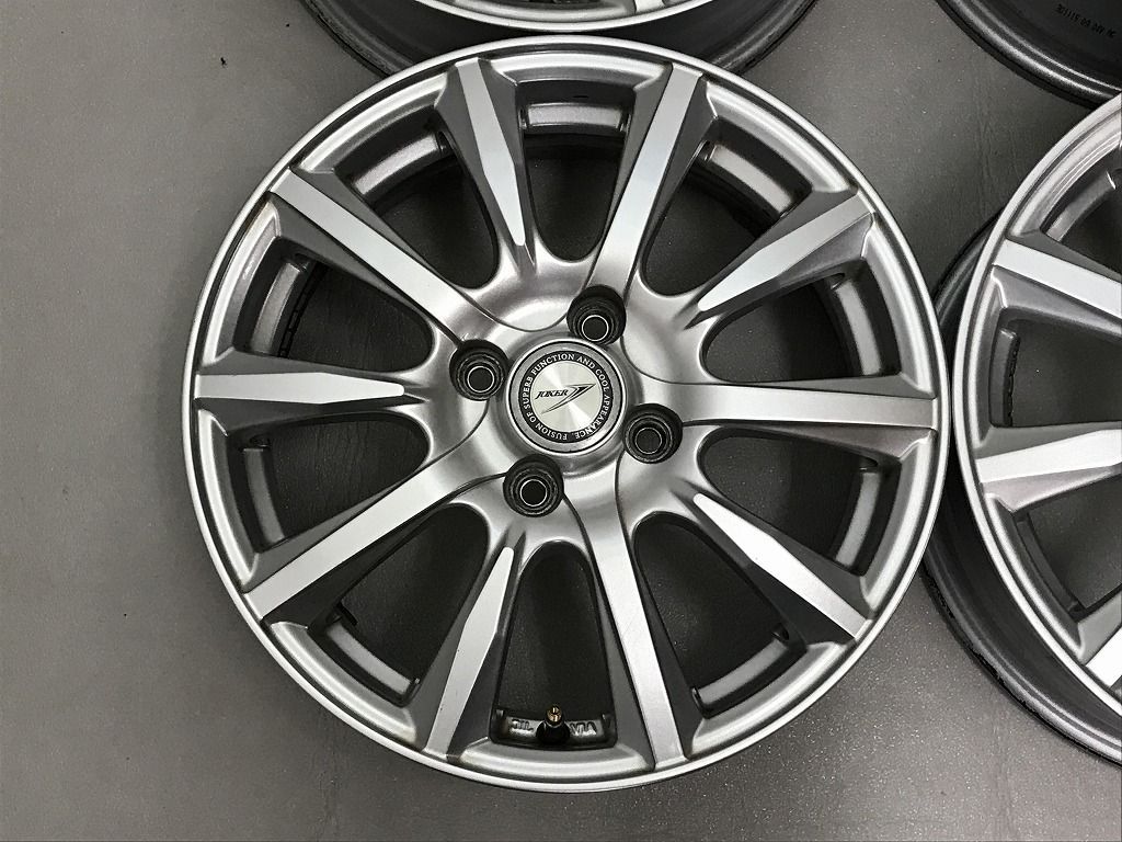 ◎傷少良品 15inc 5.5J +42 100/4H 即納 個人宅OK 4本 検) ヤリス
