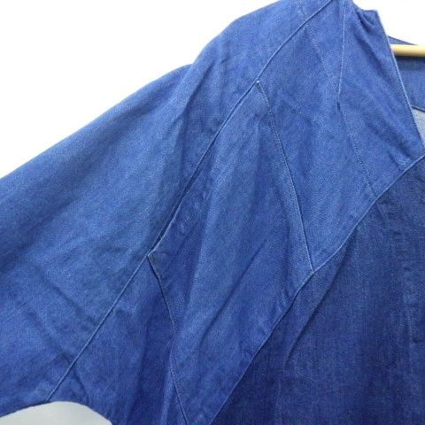 キャピタル KAPITAL デニム ナポレオン ワンピース KAPITAL ワンピース キャピタル デニム ロング 切替 サイズ1 ポケット