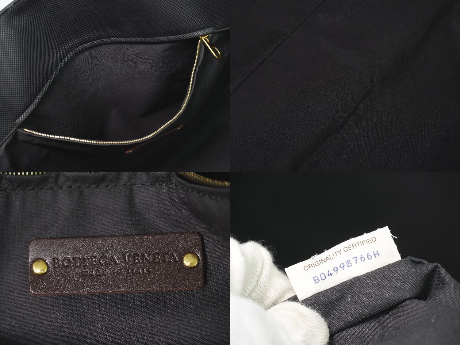本物 ボッテガ ヴェネタ BOTTEGA VENETA マルコポーロ トートバッグ ハンドバッグ レザー ブラック Marco Polo バッグ 中古・ 本物 ボッテガ ヴェネタ BOTTEGA VENETA マルコポーロ トートバッグ