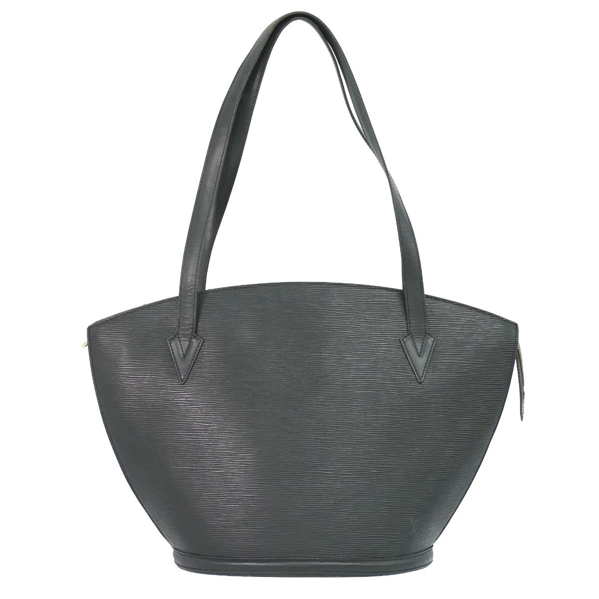 本物 ルイヴィトン LOUIS VUITTON LV サンジャック ショッピング エピ レザー ショルダーバッグ トートバッグ ブラック M52262 ビトン バッグ 中古・
