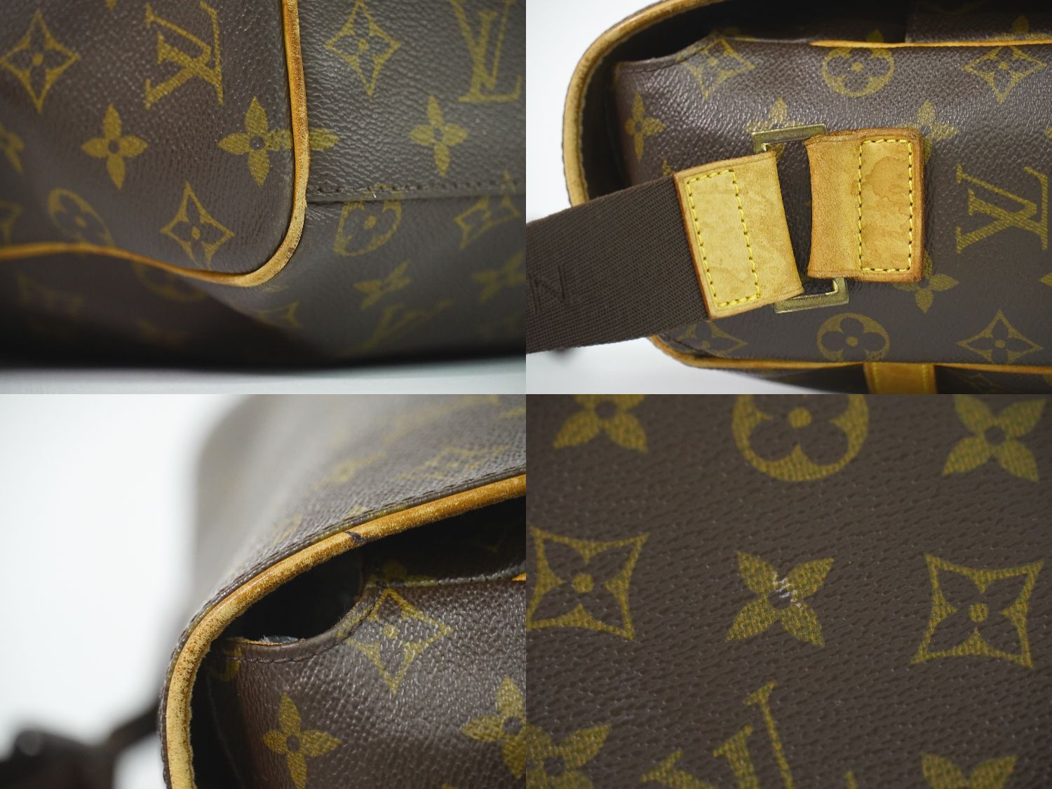 本物 ルイヴィトン LOUIS VUITTON LV アベス モノグラム ショルダー