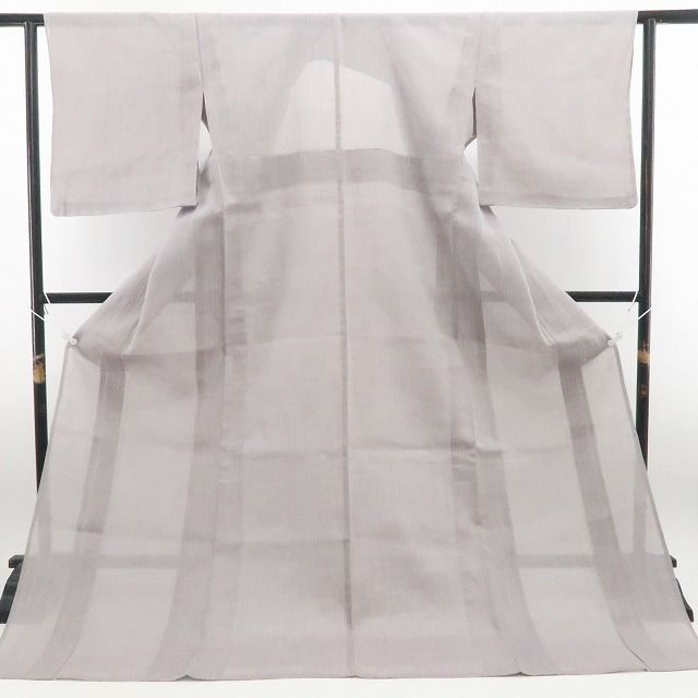 新品・小千谷縮】麻 洗える夏着物 仕付け糸付 証紙付 tomihisa