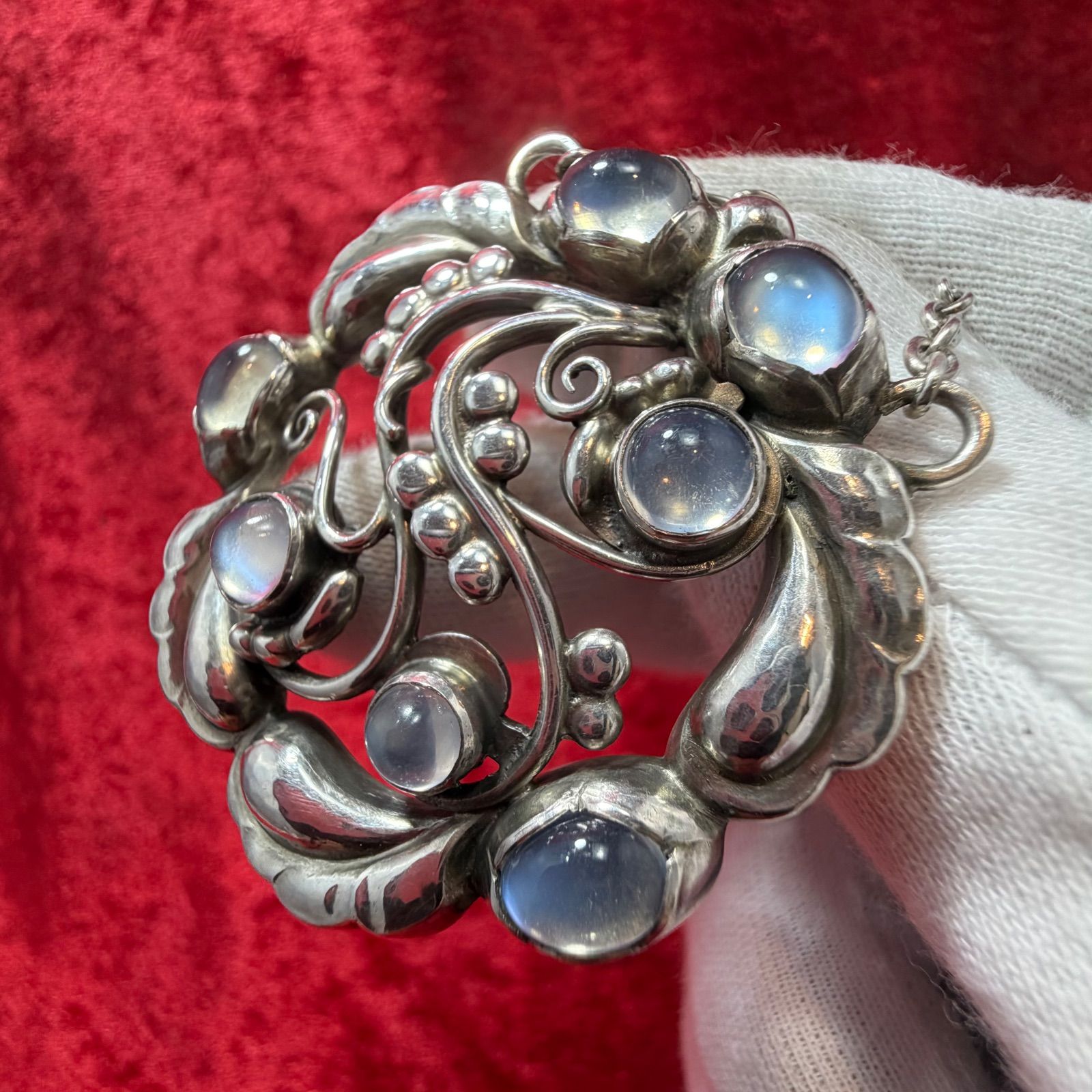 美品 ムーンライトブロッサム ロングネックレス ♯259 ジョージ 