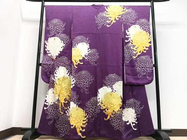 平和屋着物●豪華振袖　乱菊　金銀彩　正絹　逸品　CABH4135xe
