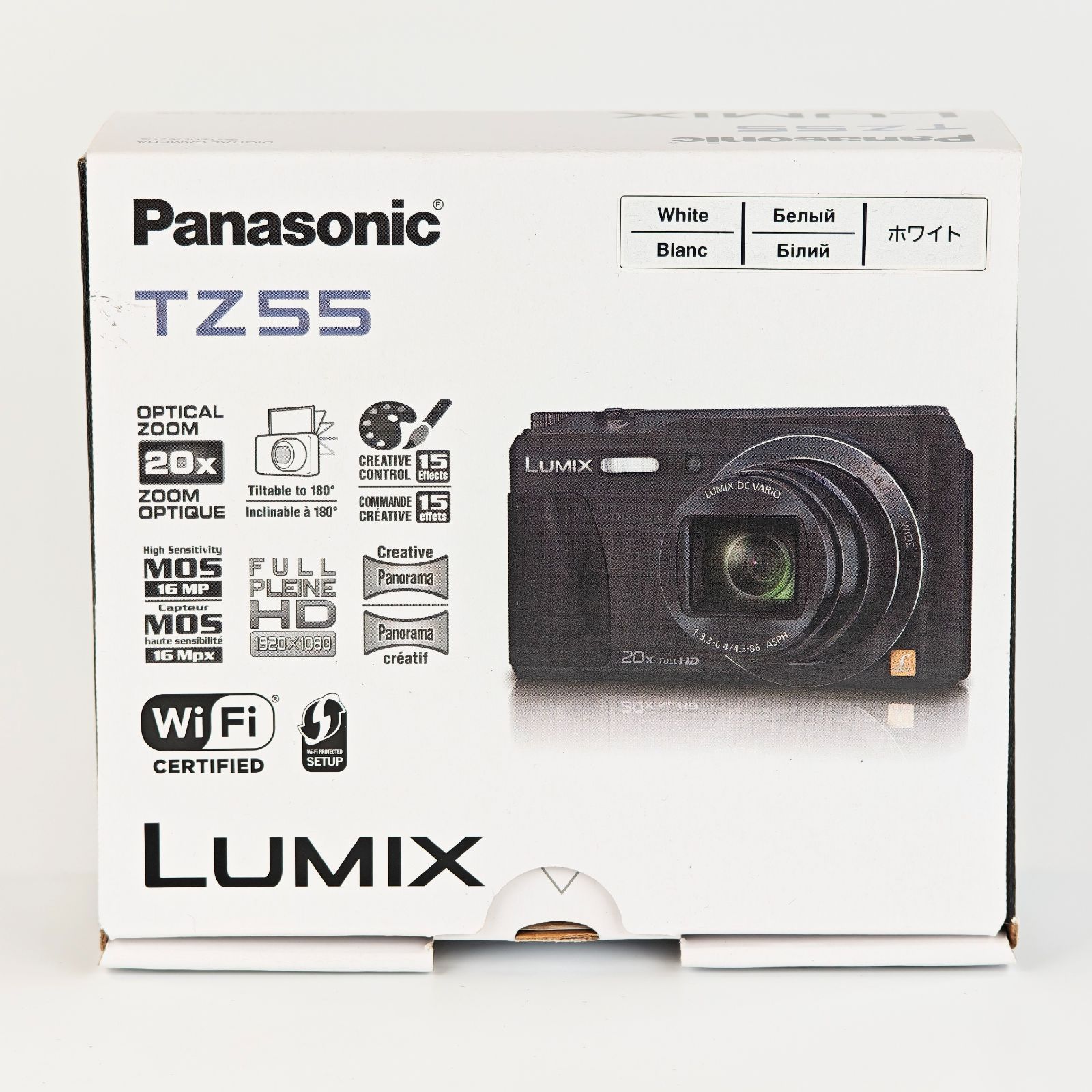 【新品・未使用】Panasonic パナソニック LUMIX DMC-TZ55　ホワイト　デジタルカメラ　コンパクトカメラ