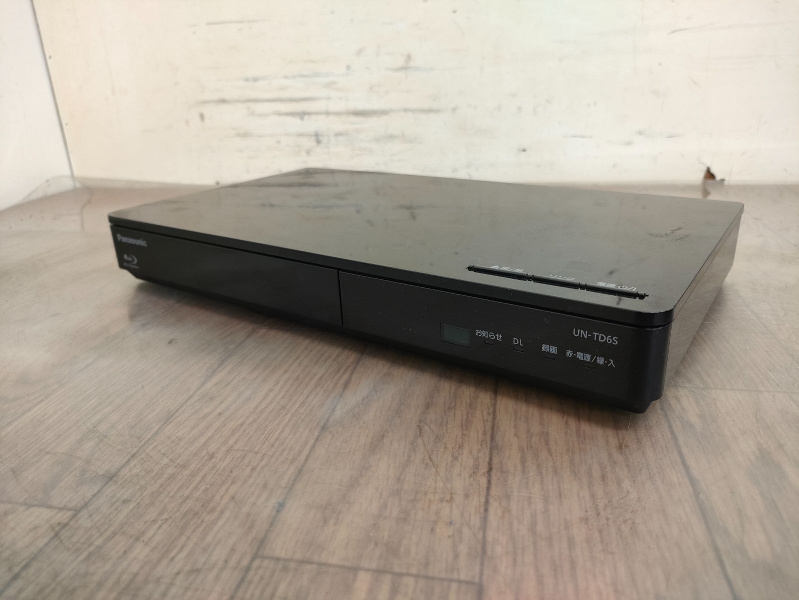 動作品 UN-TD6S ブルーレイプレイヤー/HDDレコーダー パナソニック 管
