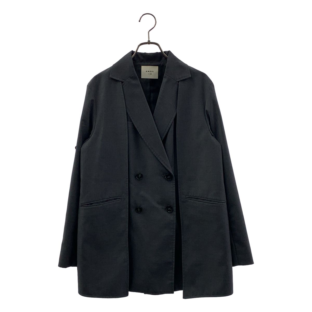 AMERI / アメリ | BELT TIE DUAL JACKET テーラードジャケット | F 