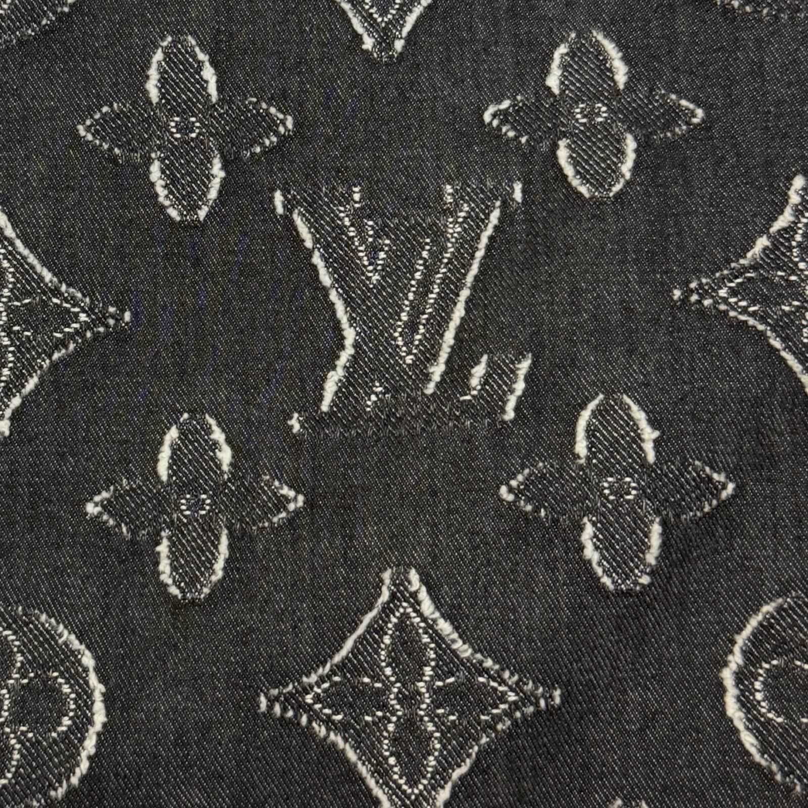 国内正規 LOUIS VUITTON 23AW モノグラムデニム半袖シャツ 半袖 シャツ 