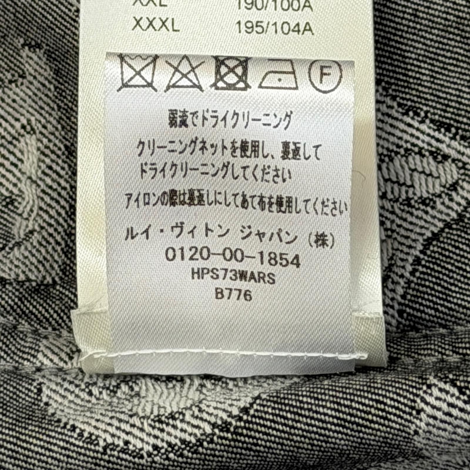 国内正規 LOUIS VUITTON 23AW モノグラムデニム半袖シャツ 半袖 シャツ 