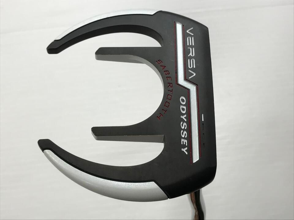 オデッセイ　VERSA SABERTOOTH BLACK(ホリゾンタル)　パター　中古【最短即日発送】