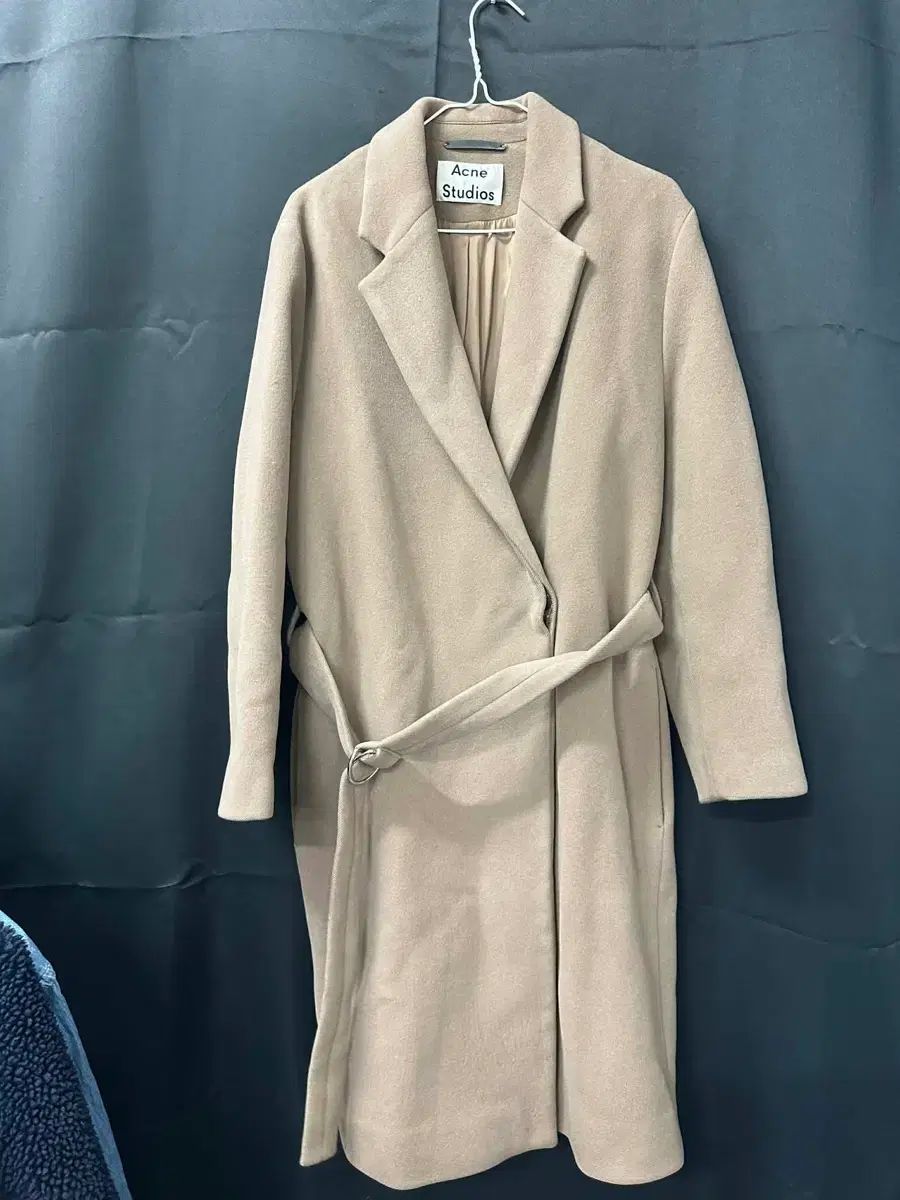 Acne Studios アクネストゥディオズ マックコート ステンカラーコート ベージュ