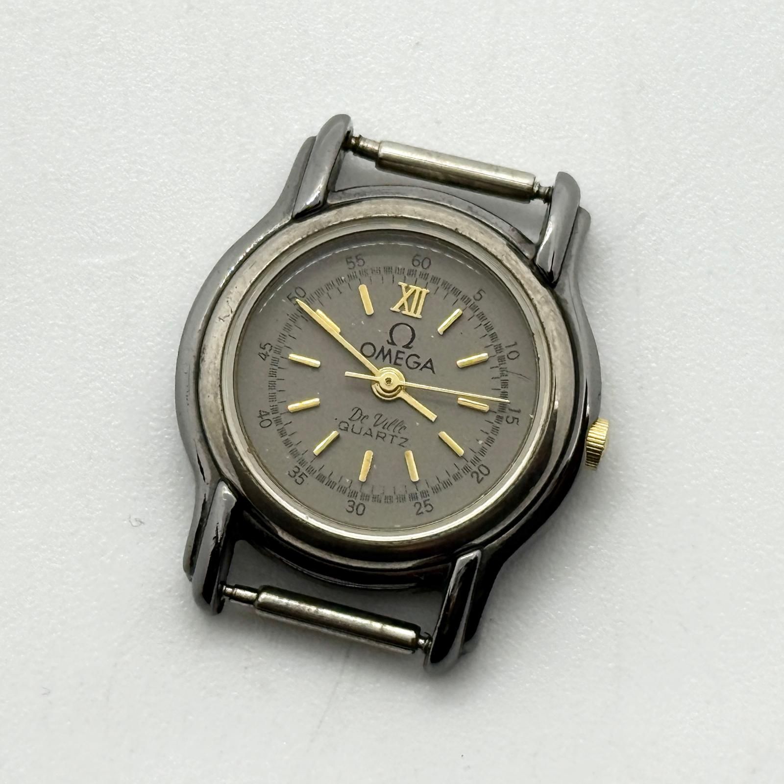 OMEGA オメガ デヴィル 7503 グレー QZ レディース デビル 腕時計 訳あり