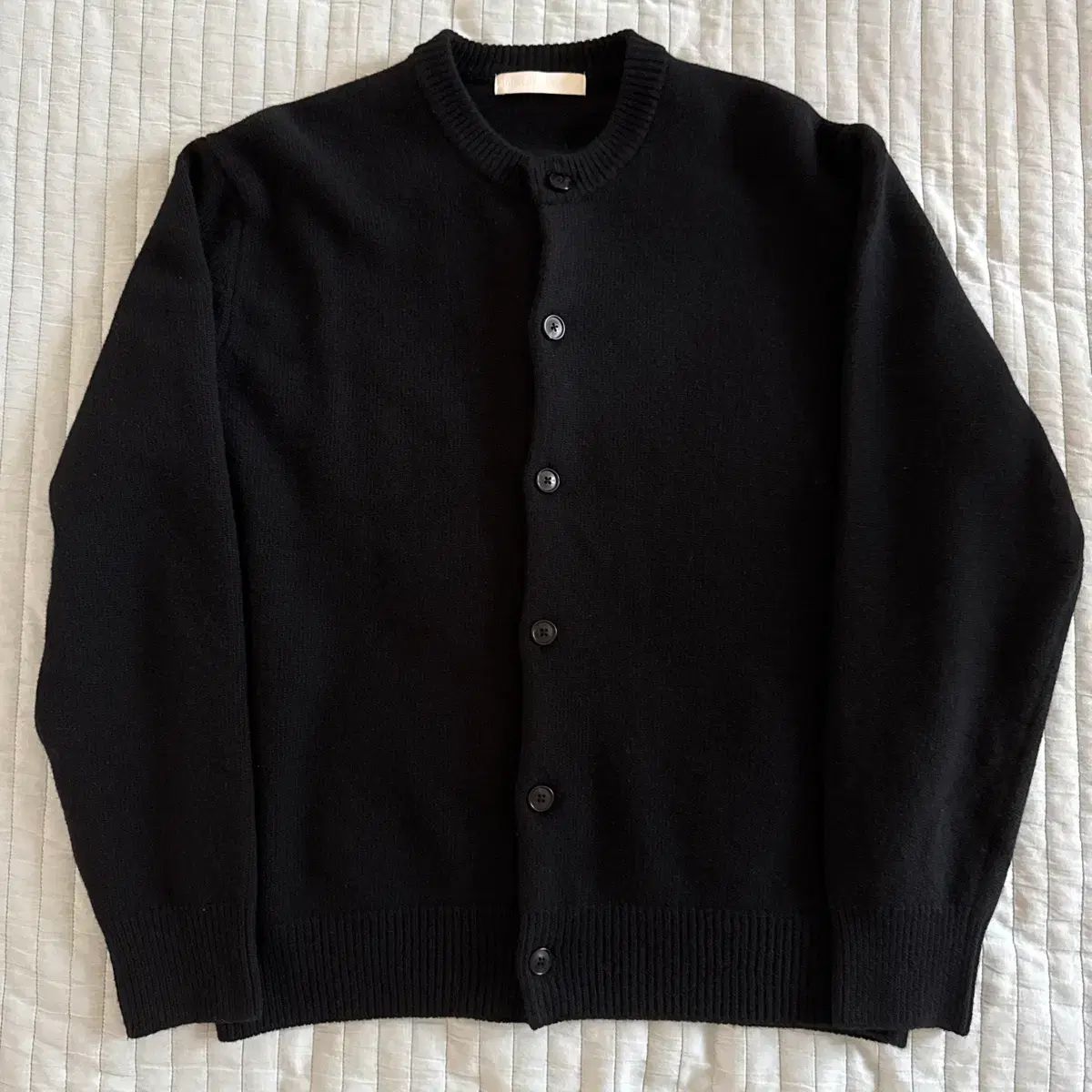XL BRANDED ラウンドネック クロップド カーディガン