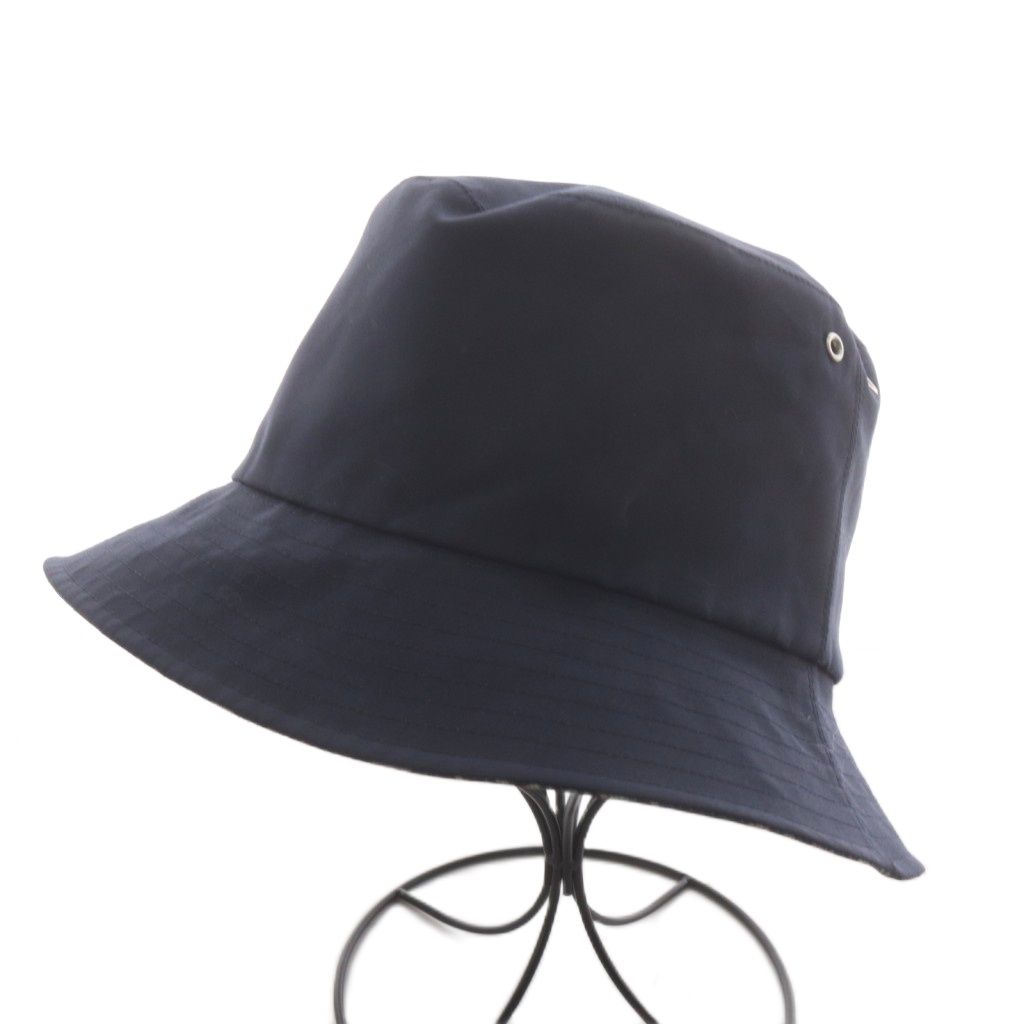 クリスチャンディオール Christian Dior トロッター バケットハット 帽子 紺 ネイビー 95TDD923A130 /AN21 ■OH