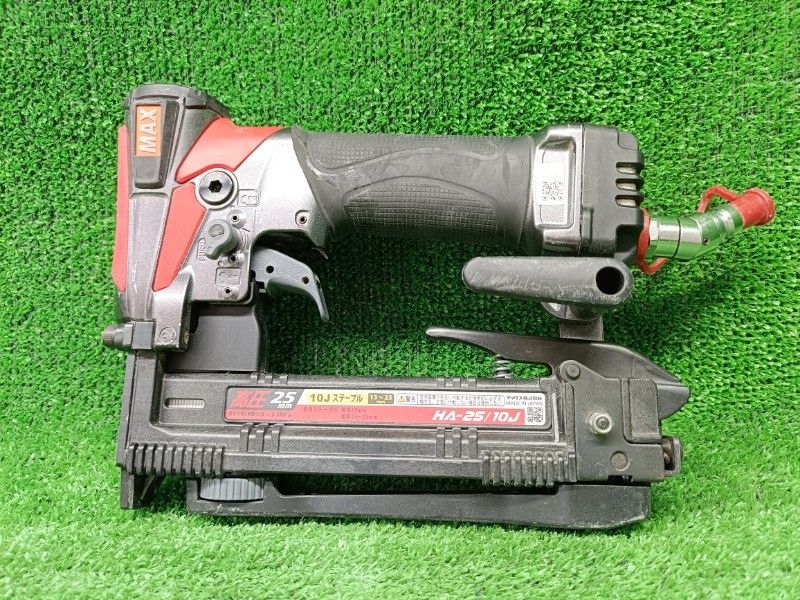 ◎MAX 釘打機高圧ステープル用エアネイラ HA-25/10J エア漏れなし、動作確認済み 14,060円