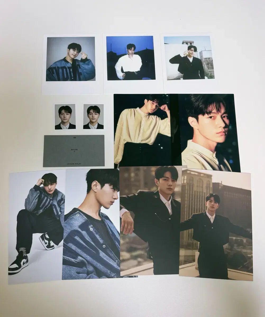 INFINITE L キム・ミョンス コンサート グッズ 証明写真 はがき トレカ タートルネック