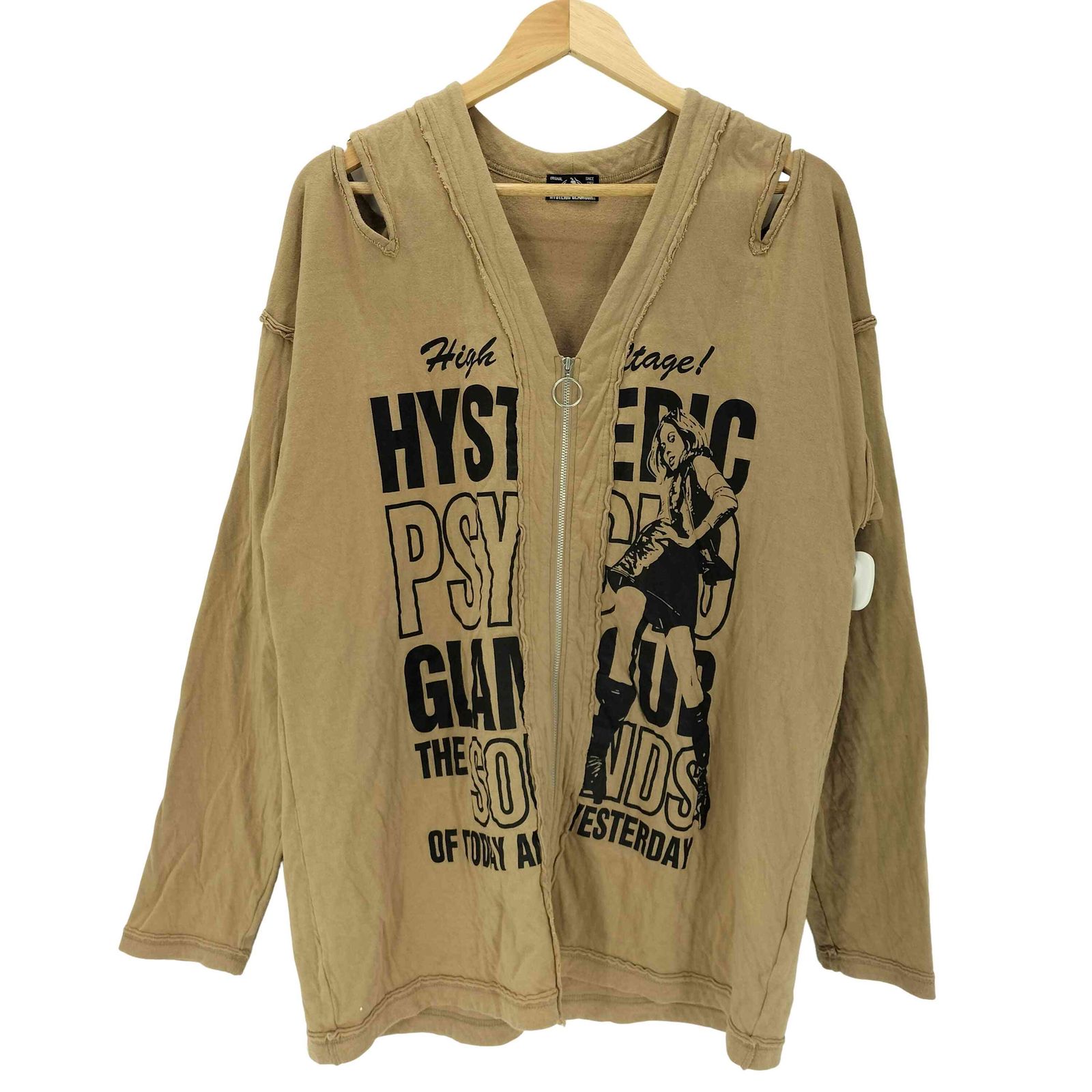 ヒステリックグラマー HYSTERIC GLAMOUR ヒスガール プリントカーディガン オゾンコミュニティ Y2K レディース FREE