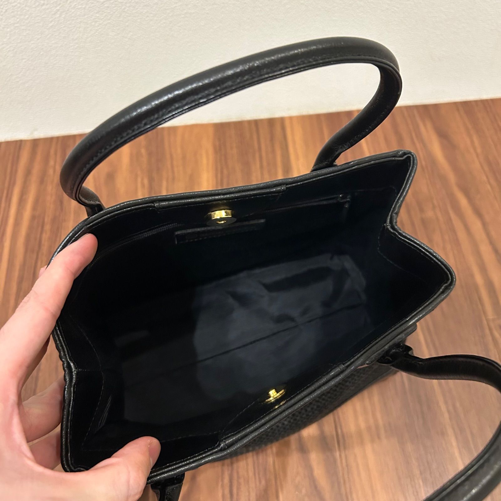 美品 mila schon ミラショーン レディース 籠バッグ ハンドバッグ 