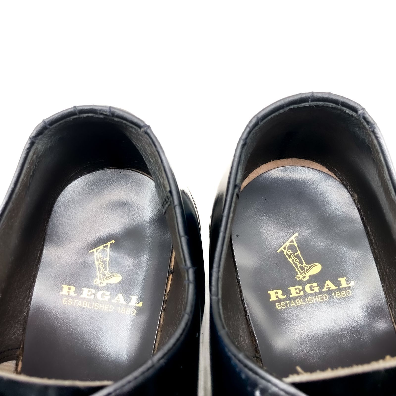 旧旧モデル】REGAL リーガル プレーントゥ 2304 黒 ブラック 24.5cm 