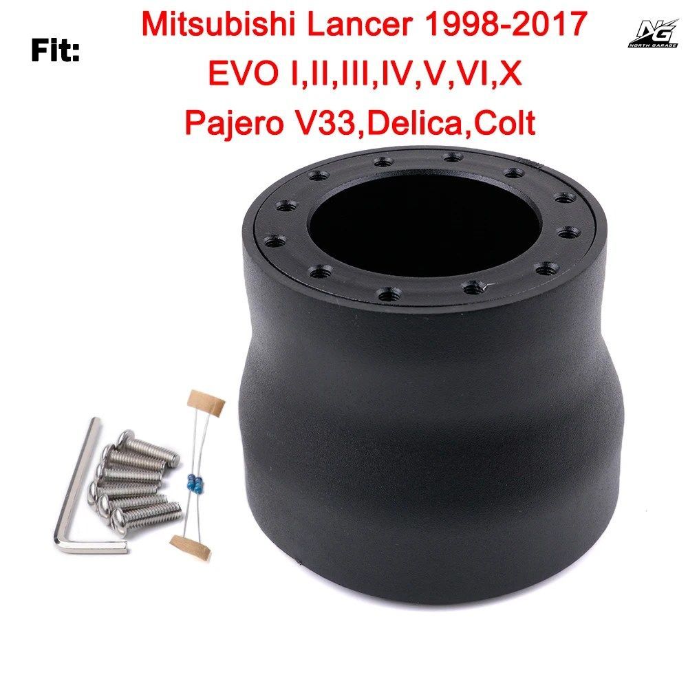 三菱エボX ランサー コルト パジェロ V33 ステアリングホイールハブアダプターボスキット