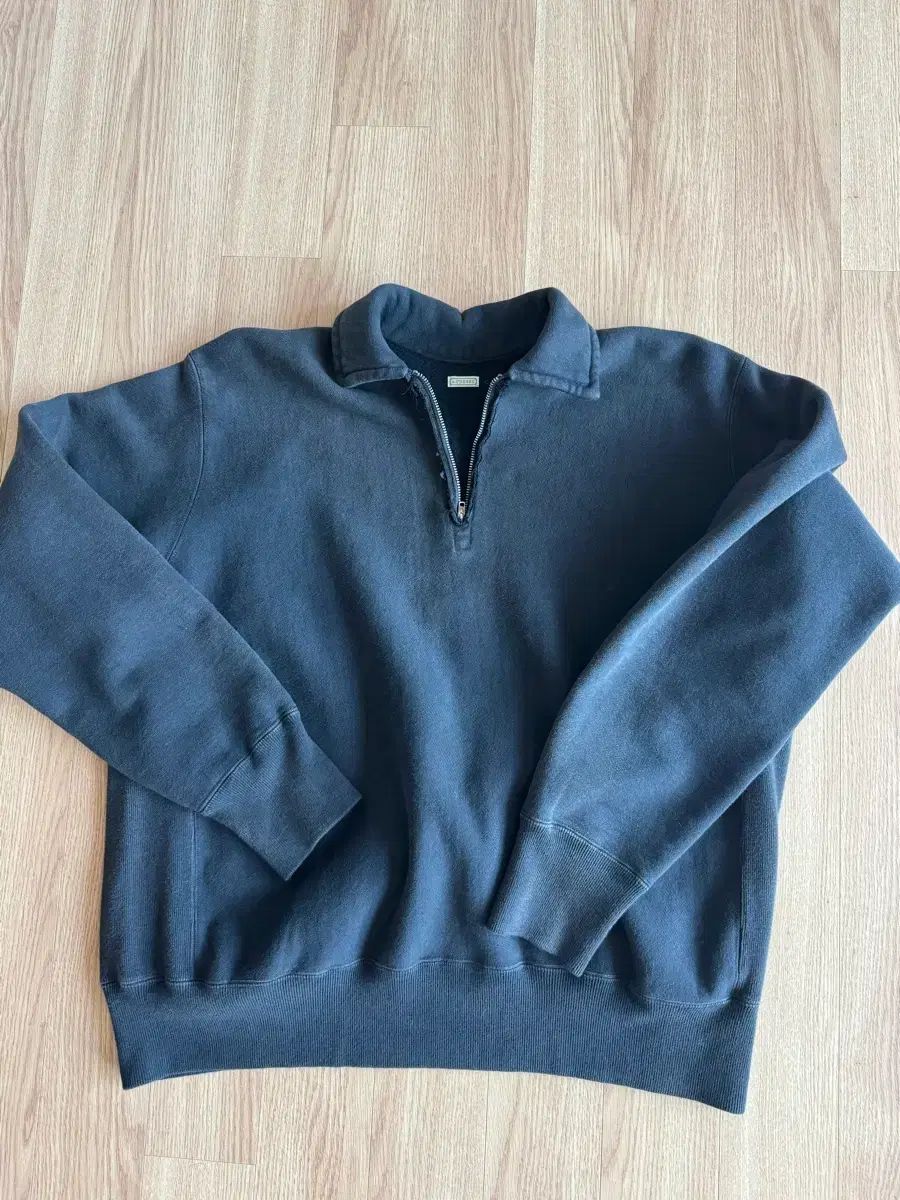 アプフェルシュッセ 25aw ハーフジップアップ ブラック 3サイズ