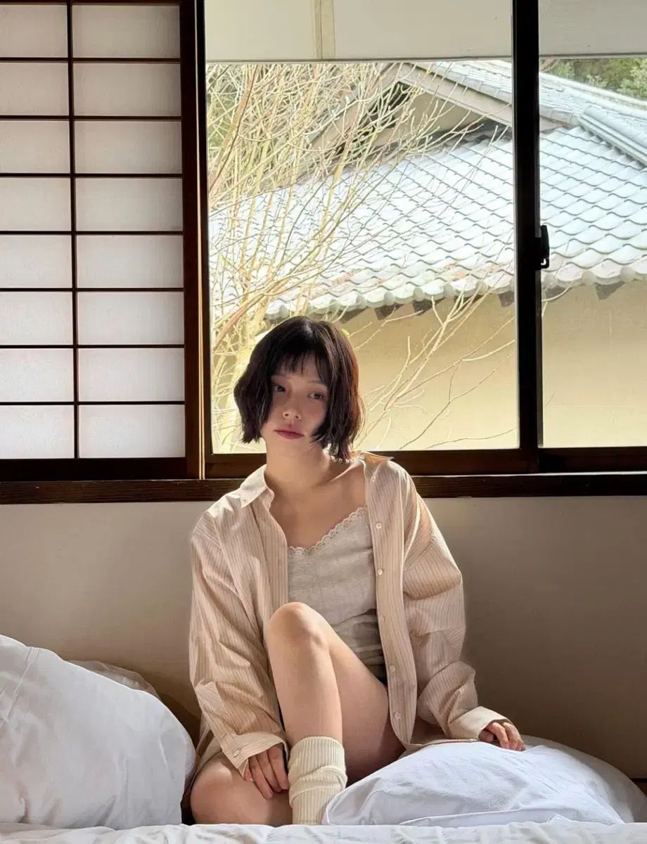 OVNEIR Loma lace スリーブレス メランジ