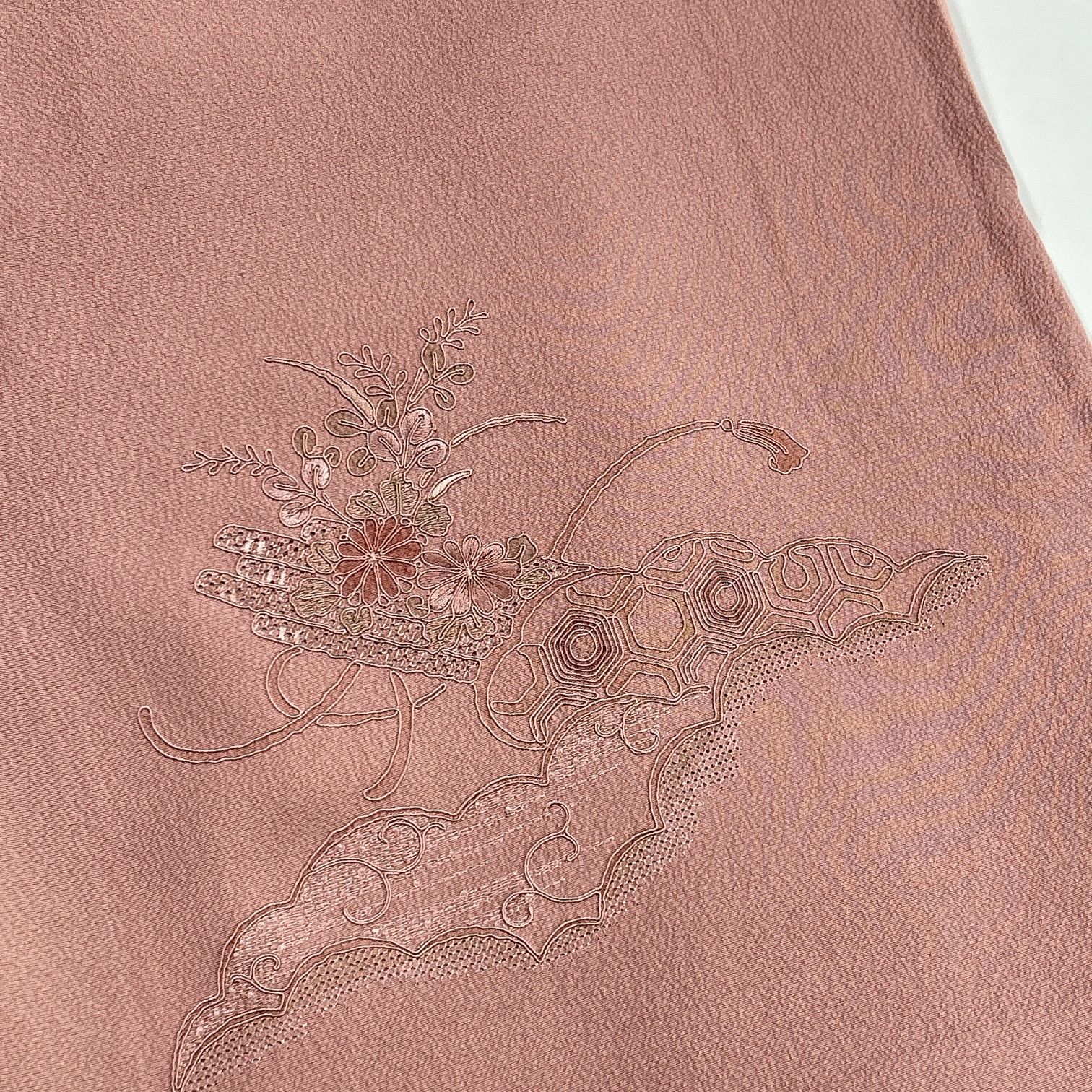 訪問着 汕頭刺繍 蘇州刺繍 落款あり 3枚 正絹 着物まとめ売り【F259 
