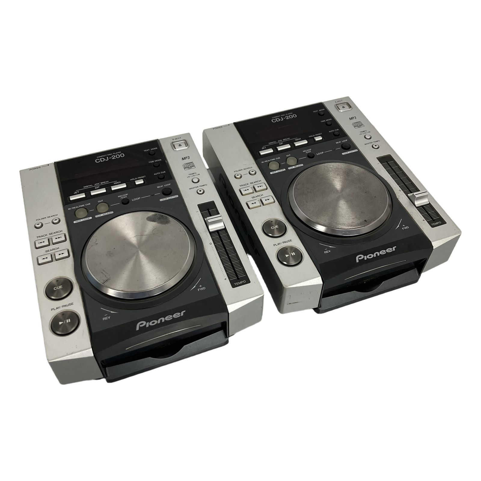 Pioneer CDJ-200【2点セット】CDJ CDプレーヤー パイオニア 音響機材 訳あり 中古 T11305955