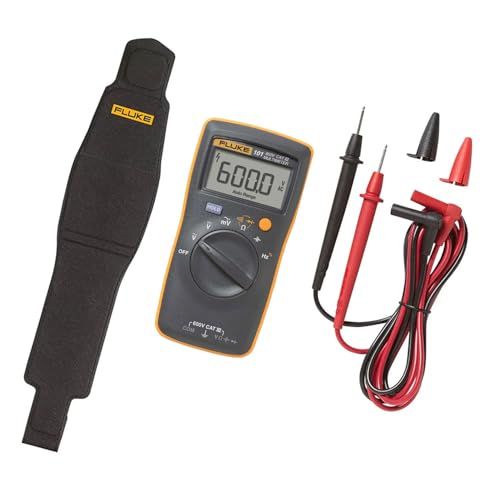 FLUKE (フルーク) マルチメーター デジタルマルチメーター 検電 デジタルテスター 小型 ポケットサイズ ストラップ付き 電圧 電流 抵抗測定 101KIT★m 5f88711d
