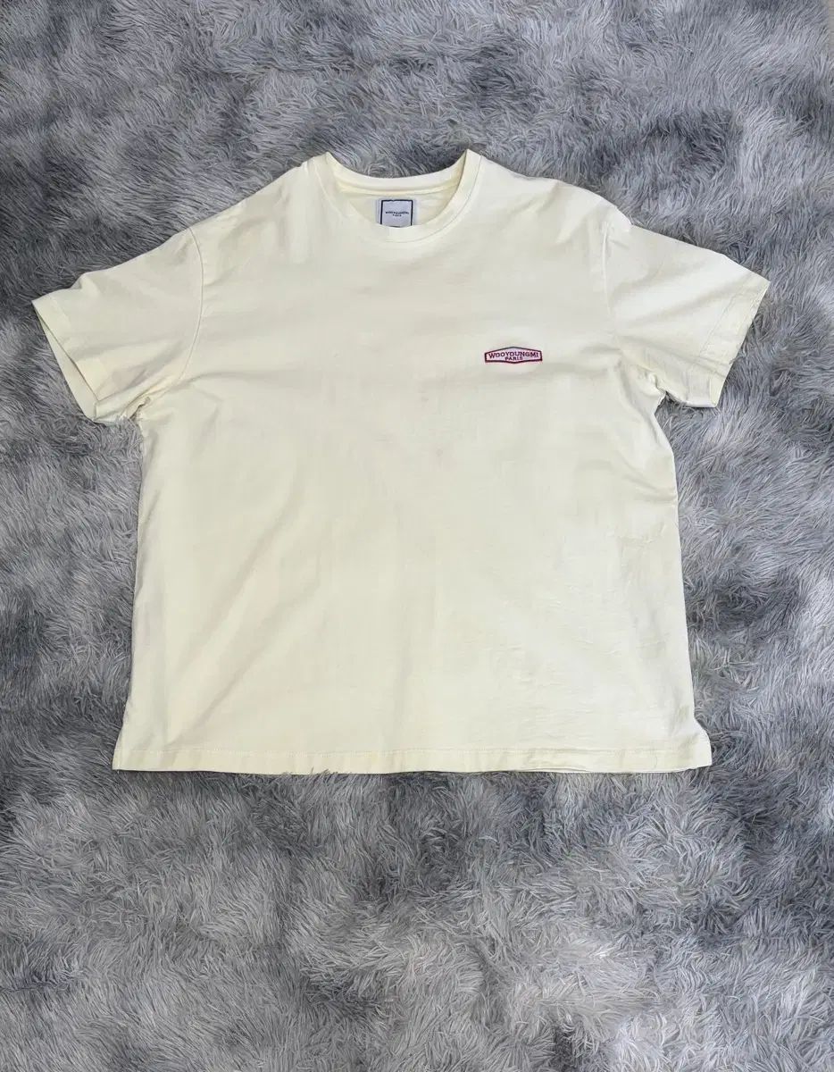 WOOYOUNGMI ウーヨンミ バックロゴ 半袖Tシャツ <size 52>