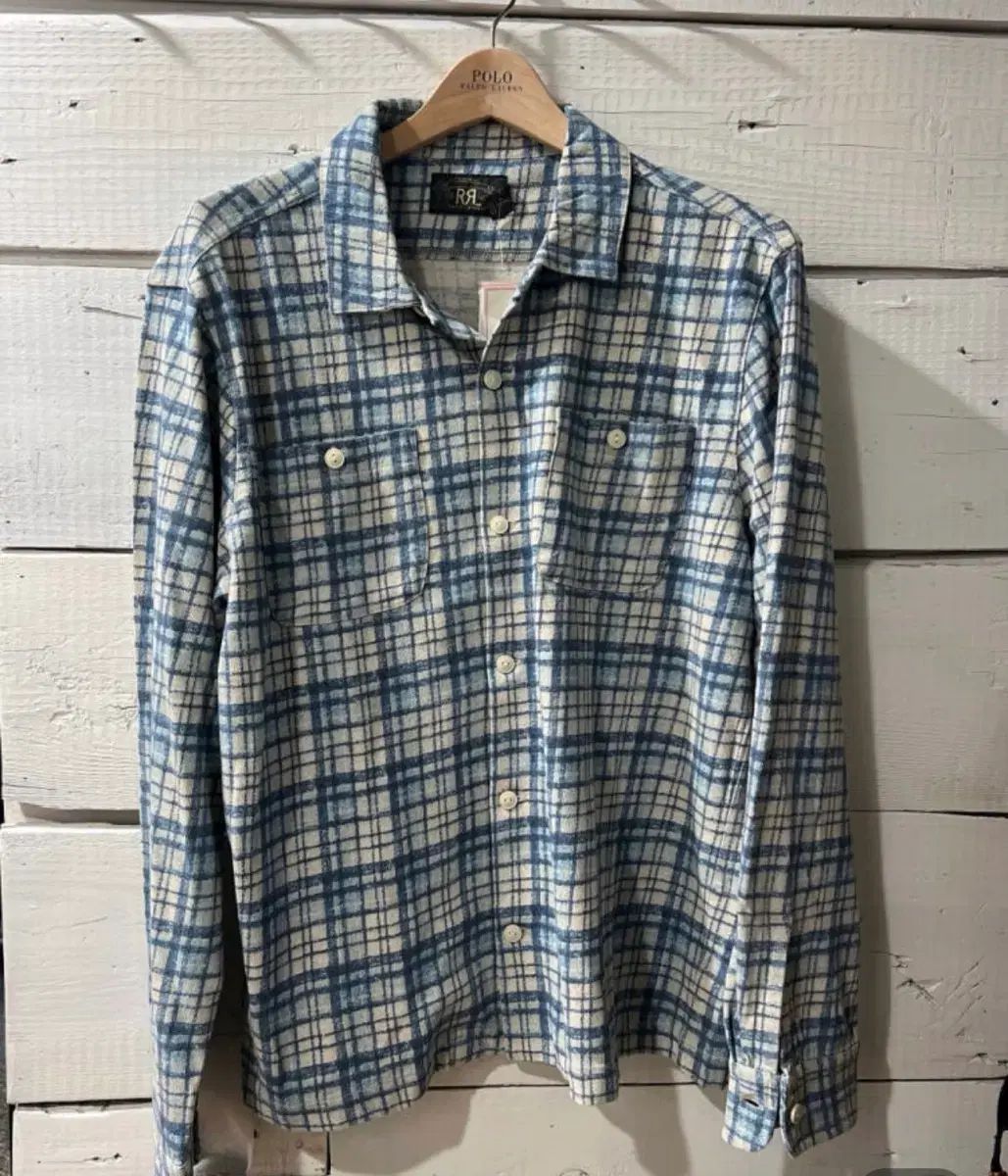 RRL コットン リネン キャンプシャツ M
