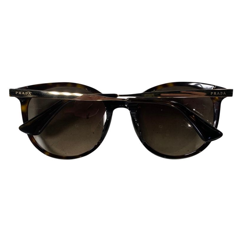 ♪4446 PRADA プラダ サングラス SPR17S-F 55▢21 中古 美品