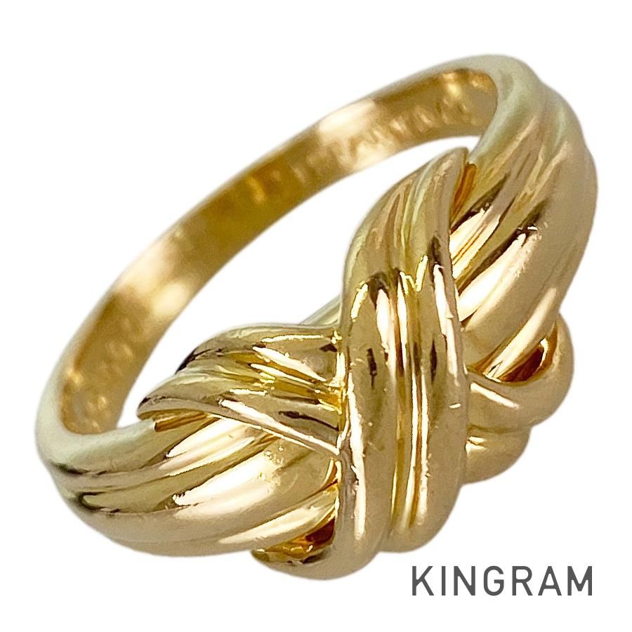 ティファニー TIFFANY&Co. シグネチャー K18YG 14.5号(54-55) リング sst【中古】